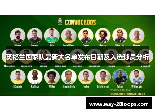 英格兰国家队最新大名单发布日期及入选球员分析 英格兰国家队最新大名单发布日期及入选球员分析